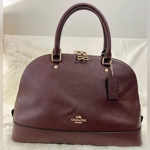 Coach Burgandy Sierra Satchel